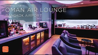 Best Lounge in BKK Airport [4K] Oman Air Lounge