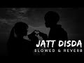 Jatt disda slowed and reverb song |  Jatt Disda lofi song | viral lofi song