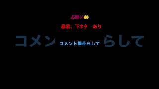 コメント欄荒らして　　　暴言下ネタあり