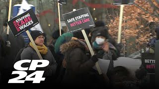 Nurses hit picket lines across Ontario