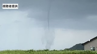 【海水巻き上げ】村上市沖合で発生の竜巻　県内は大気の状態が非常に不安定　《新潟》