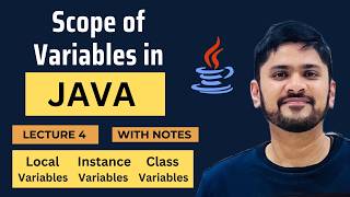 Scope of Variables in Java | Instance Static Local | Java Tutorial for Beginners | Amit Thinks