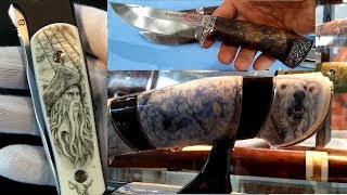 Нож Складной нож Выставка ножей Клинок 2018 Весна. Russian Knives Exhibition Klinok 2018 Spring