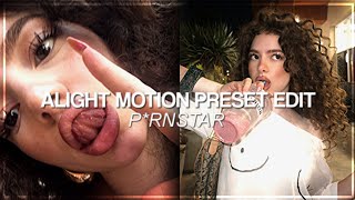 P*RNSTAR VIRAL EDIT TREND / Tiktok Trend Velocity Edit Preset (alight motion)