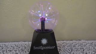 Smithsonian Battery Operated Plasma Ball - Black  9\