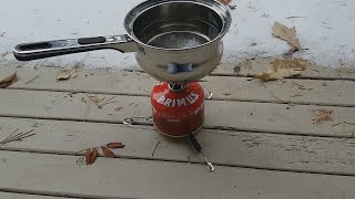 New Backcountry Stove And Trying Some Camping Food