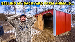 I Had to SELL My BACKYARD Farm Animals....