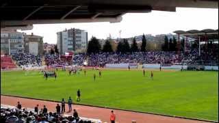 Muhammet Reis harika Frikik Golü (HD) Tribün Çekim [Balikesirspor - Alanyaspor 31.03.2013]