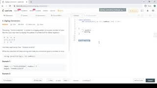 LeetCode - 6. ZigZag Conversion Solution Explained - Python3