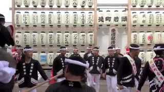 平成26年9月12日沼町カンカン試験曵き岸和田だんじり祭2014.09.12