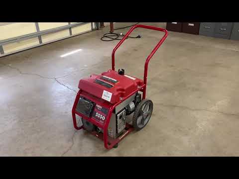 Generac WheelHouse 5550 Watt Generator - Lot 8246 - YouTube