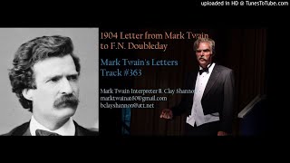 1904 Letter from Mark Twain to F.N. Doubleday_363