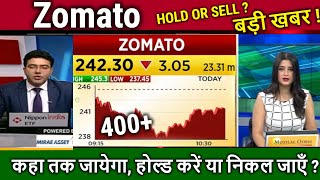 Zomato share kaha tak jayega,Hold or sell ?Analysis/zomato share news today,price target 2030