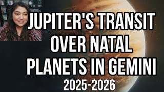 Jupiter S Transit Over Natal Planets In Gemini 2025 2026