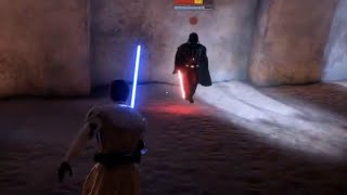 Obi-Wan Kenobi vs Darth Vader duel | Star Wars Battlefront 2