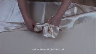 Satin Backed Crepe Bridal Fabric