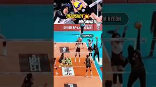 boomm ‼️headshot Megawati 🔥- #volleyball #bolavoli #spikevolly