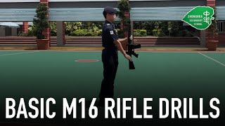 Zhonghua NPCC Basic M16 Rifle Drills - Demonstration Video