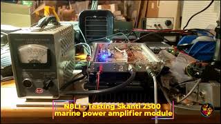 N8LI - testing Skanti 2500 marine power amplifier module