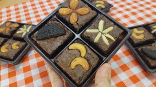 บราวนี่ หน้าฟิล์ม สูตรลดต้นทุน Brownie ไม่ใส่เนย #หม้ออบลมร้อน พร้อมคำนวณต้นทุน | new new eat food