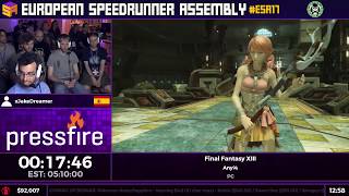 #ESA17 Speedruns - Final Fantasy XIII [Any%] by xJakeDreamer