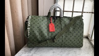 Louis Vuitton Keepall Bandouliere 55 Green M23963 Review