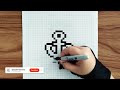 como pintar un ancla en pixel art – tutorial paso a paso