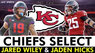 Kansas City Chiefs Select Jared Wiley & Jaden Hicks In 4th Round of 2024 NFL Draft