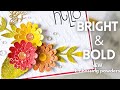 Bright and Bold Floral Card | NEW WOW Embossing Powders #cards #cardmaking #heatembossing