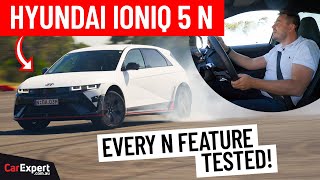 EVERY N feature tested on the 2024 Hyundai Ioniq 5 N: This thing is nuts!