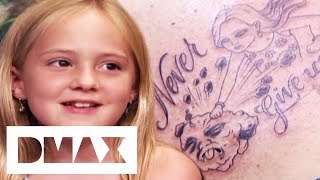 Dad Gets Tattoo Showing Daughter's Battle With Cancer | Miami Ink