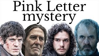 Pink Letter: who will win Winterfell in the Game of Thrones books?