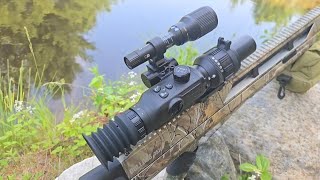 A Look Through oneleaf.ai NV500 Digital/Day Night Optic. With Ballistics calculator & range finder