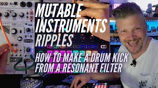 Mutable Instruments Ripples - How to make a drum sound from a filter