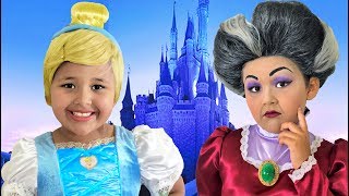 Disney Cinderella and Lady Tremaine Makeup Makeover Halloween Costumes and Toys