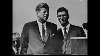 July 1, 1963 - President John F. Kennedy arrives Fiumicino Airport in Rome, Italy