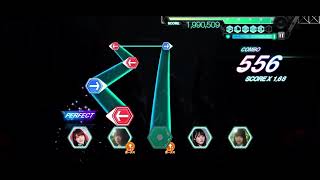 【ユニゾンエアー】乗り遅れたバス(青Lv21) Perfect Full Combo/AP