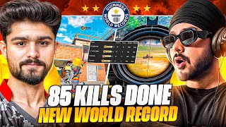 🔥NEW WORLD RECORD ? 😱85 SQUAD KILLS IN A SINGLE MATCH @LoLzZzGaming APPRECIATED🔥