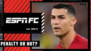 Ale Moreno's PROUD of Ronaldo's dive but says it was NOT a penalty 😂 | ESPN FC