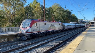 Late Afternoon Amtrak \u0026 MARC Northeast Corridor Action @ BWI Airport Station (10/20/21)