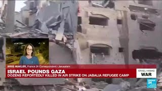 Dozens reportedly killed in air strike on Jabalia refugee camp • FRANCE 24 English