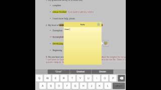 Schoology Annotations Features iOS