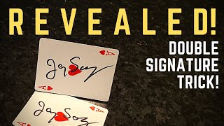 EXPERT 'Two Signatures' Card Trick Revealed (Learn the Amazing Secret!)