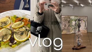 Vlog.🔖 고요히 보내는 내향인의 연말. 연어파피요트 만들기, 전시 보러다니기