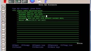 AS/400 & IBM i SQL Create Table 2