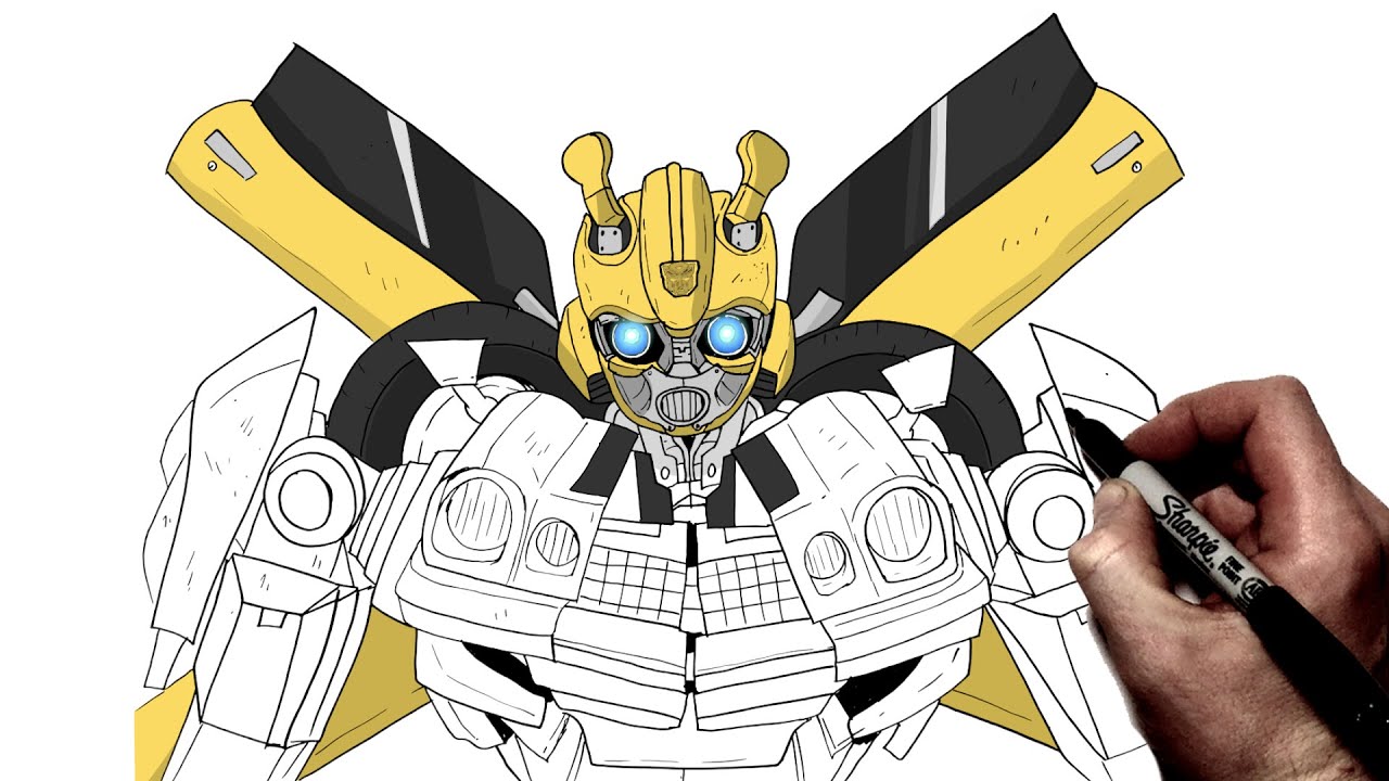 Transformers Bumblebee Drawing Transformers 1 11th Ptg Tiago Da Silva