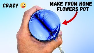 Decorative Ideas for a Stylish Flower 🌹 Pot Amazing idea with balloons and plastic Cup