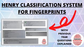 Henry ten digit classification system | Primary classification fingerprints|UGC NET forensic science