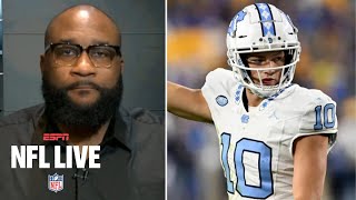 NFL LIVE | Drake Maye is the best option for the Patriots at No. 3 overall in dr
