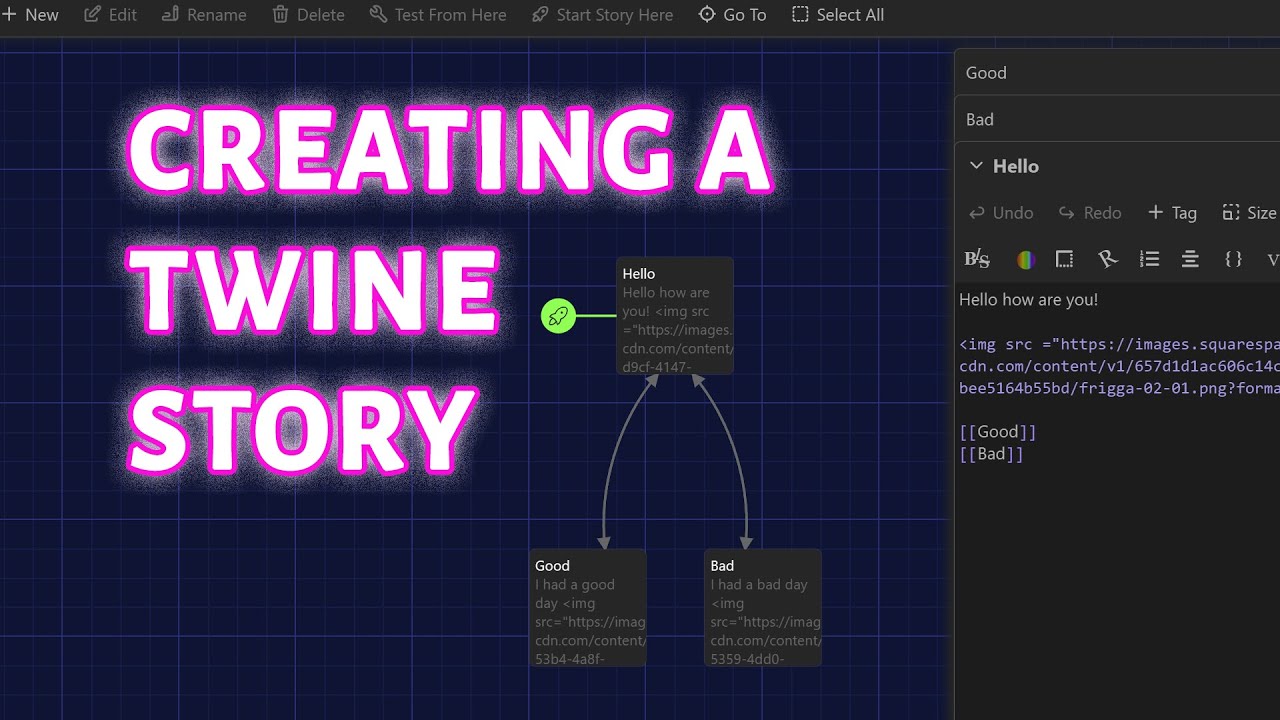 How To Make A Twine Story In Minutes Youtube